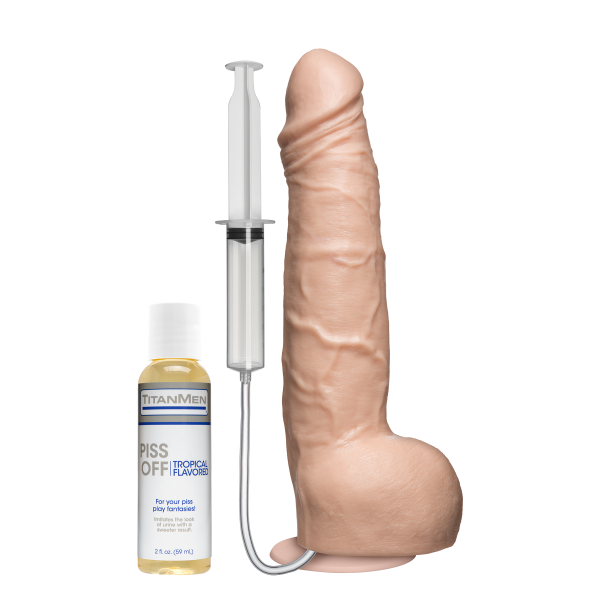 Piss Off Dildo With Suction Cup Beige