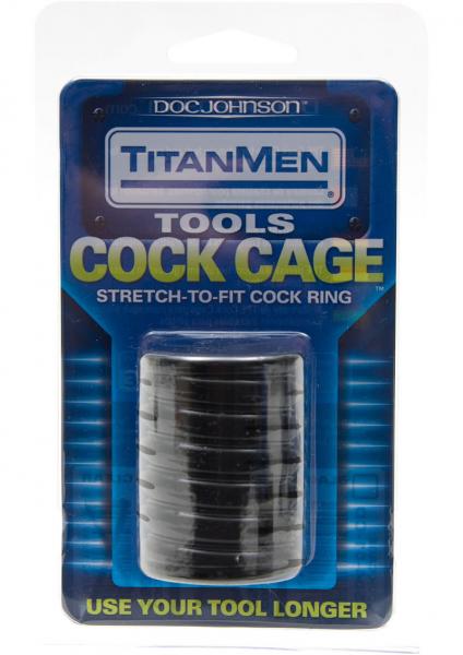Titanmen Cock Cage Black