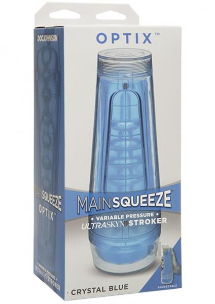 Main Squeeze Optix Crystal Blue Masturbator