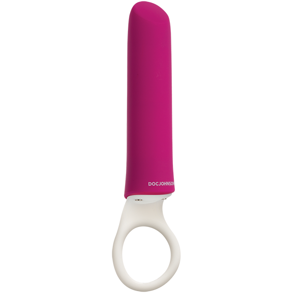 I Vibe Select I Please Silicone Grip Ring Pink White Vibrator