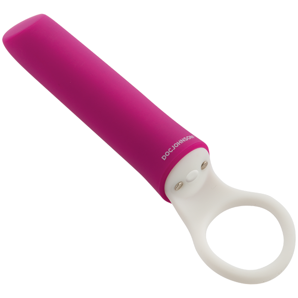 I Vibe Select I Please Silicone Grip Ring Pink White Vibrator