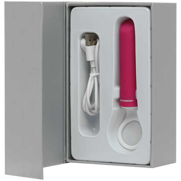 I Vibe Select I Please Silicone Grip Ring Pink White Vibrator