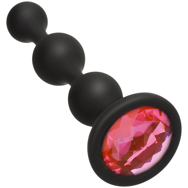 Booty Bling Pink Jeweled Anal Beads