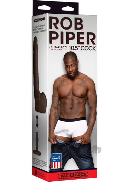 Rob Piper Ultraskyn 10.5 Inches Cock Brown Dildo
