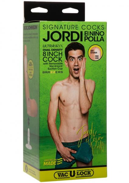 Signature Cocks Jordi El Nino Polla 8 Inches Ultraskyn Cock