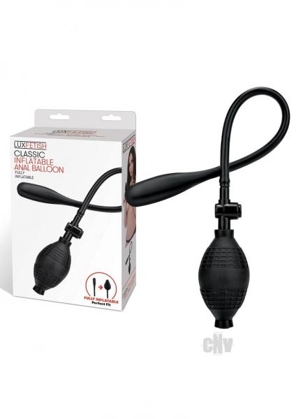 Lux Fetish Classic Inflatable Anal Balloon Black