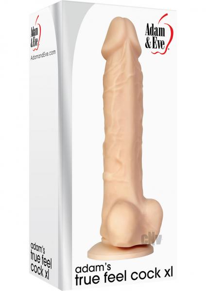 Adam`s True Feel Cock Xl Realistic Dildo Beige