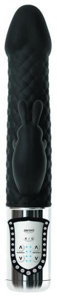 Black Diamond Silicone Rabbit Vibrator