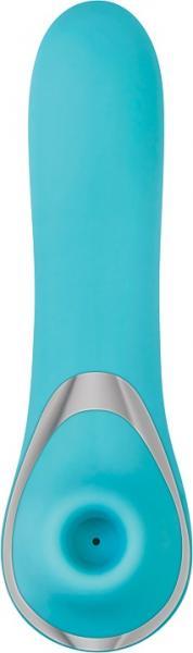 French Kiss Her Clitoral Stimulator Blue Vibrator