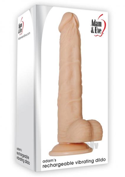 Adam's Rechargeable Realistic Vibrating Dildo