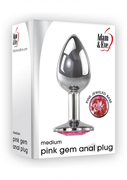 Pink Gem Anal Plug Medium