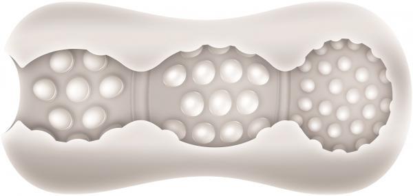 Triple Chamber Ball Drainer Stroker Clear