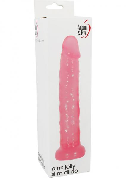Pink Jelly Slim Dildo Anal Starter