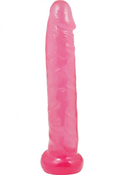 Pink Jelly Slim Dildo Anal Starter