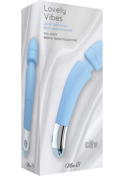 Mae B Soft Touch Body Wand Massager Blue