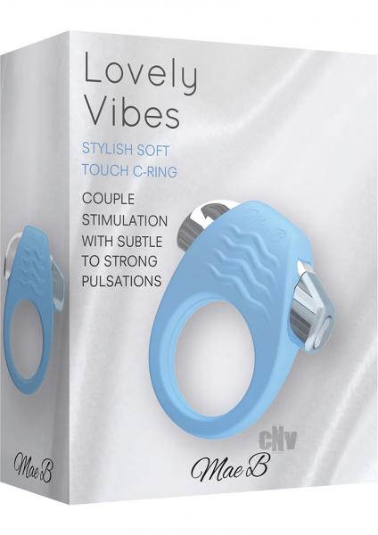 Mae B Stylish Soft Touch C Ring Blue
