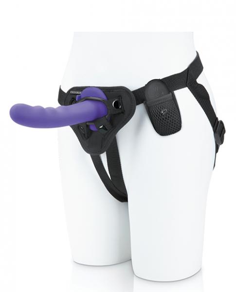 Pegasus 6 Inches Curved Wave Peg Harness & Remote Purple