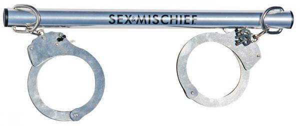 Sex And Mischief Spreader Bar With Metal Cuffs