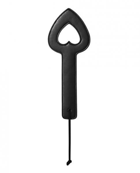 Sex & Mischief Shadow Heart Paddle Black