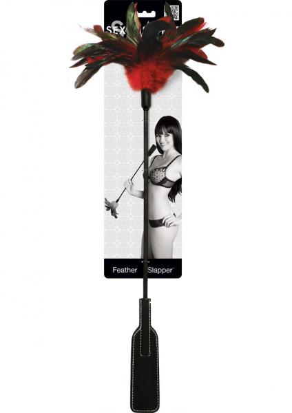 Sex And Mischief Feather Slapper Black