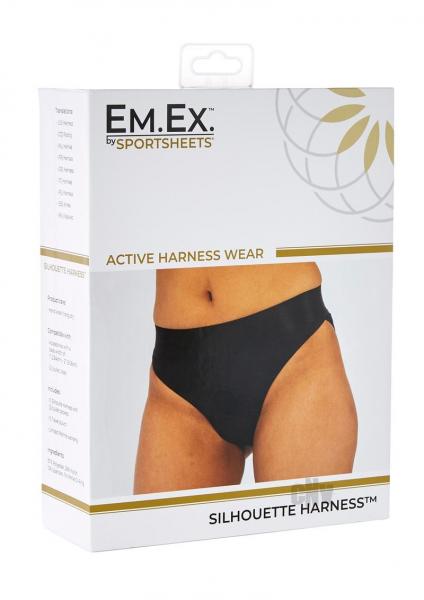 Em Ex Active Harness Wear Silhouette Crotchless Md