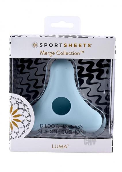Luma Dildo/Harness Silicone Cushion Blue