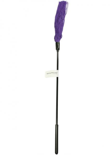 Sex And Mischief Rubber Tickler Purple