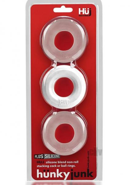 Huj3 3pk C Ring White Ice