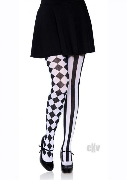Harlequin Hose Os Blk/Wht