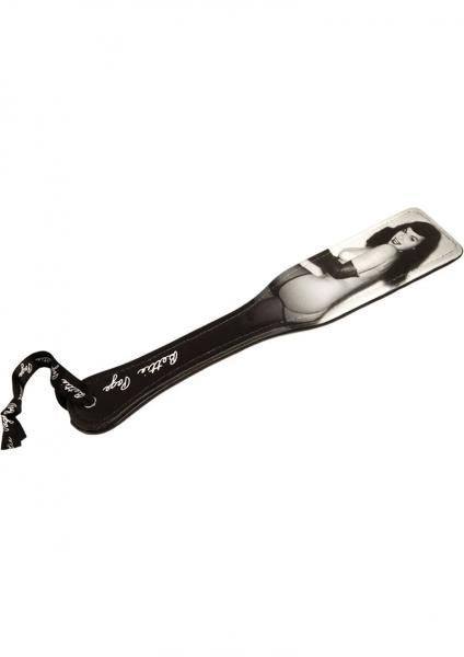 Bettie Page Picture Perfect Spanking Paddle Black