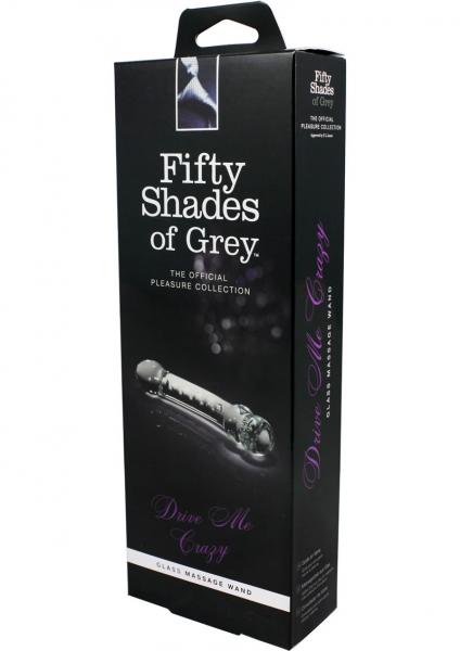 Fifty Shades Of Grey Drive Me Crazy Glass Massage Wand