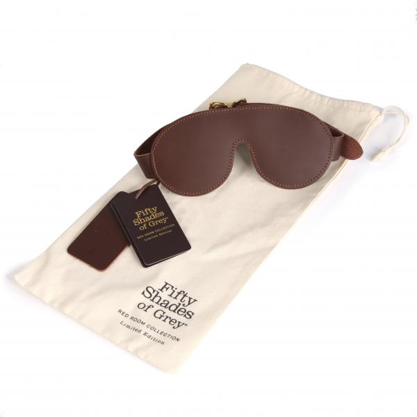Red Room Blindfold Brown O/S