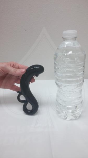 The Velvet Kiss Collection Little Dragon Silicone Dong Black