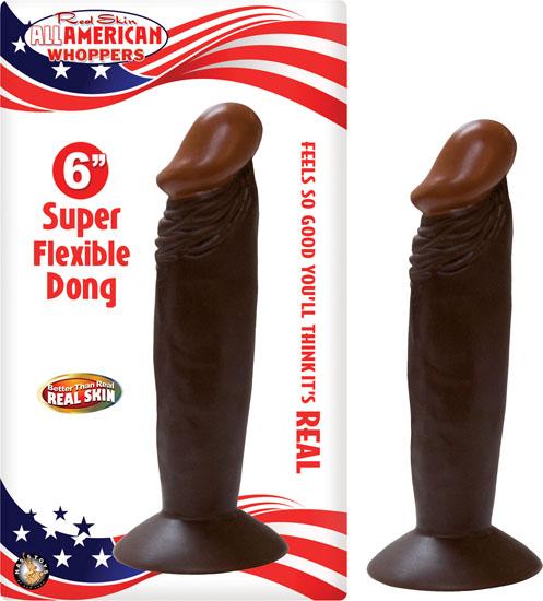 All American Whopper 6 Inches Dong Brown