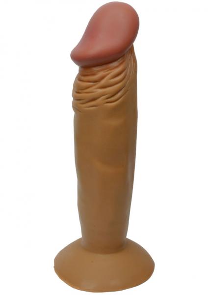 Real Skin Latin American Whoppers Dong 6 Inch Tan