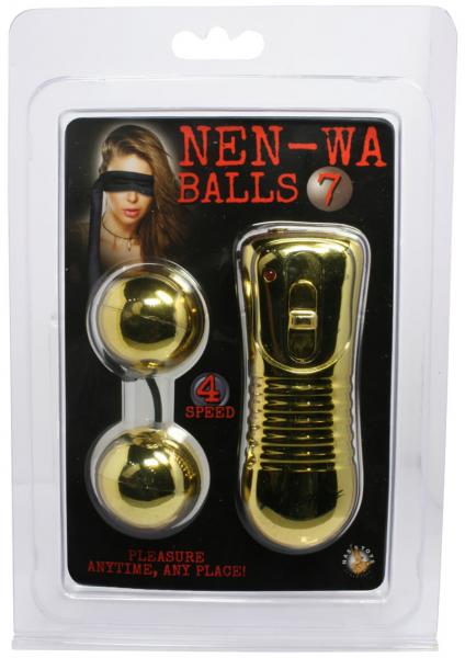 Nen Wa Balls 7 Vibrating Gold