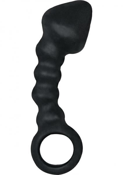 Ram Anal Trainer #3 Silicone Anal Beads 5.5 Inch Black