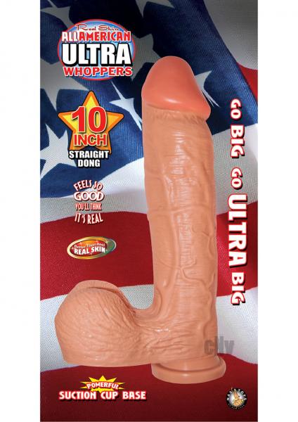 Ultra Whopper 10 Inches Straight Dong Beige