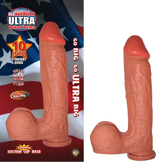 Ultra Whopper 10 Inches Straight Dong Beige