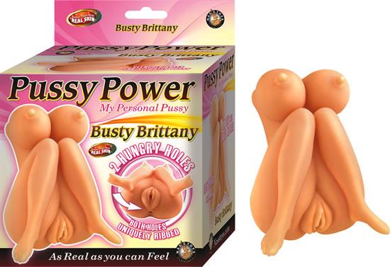Pussy Power Busty Brittany Stroker Beige