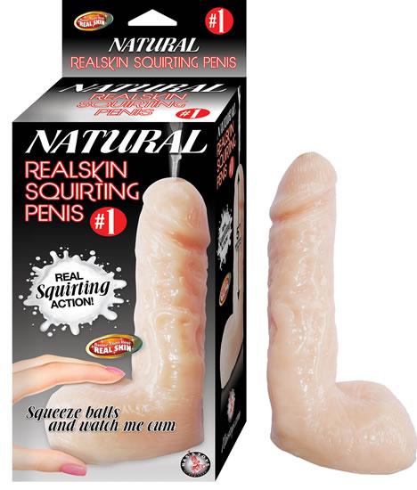 Natural Realskin Squirting Penis 01 6 Inches Dildo