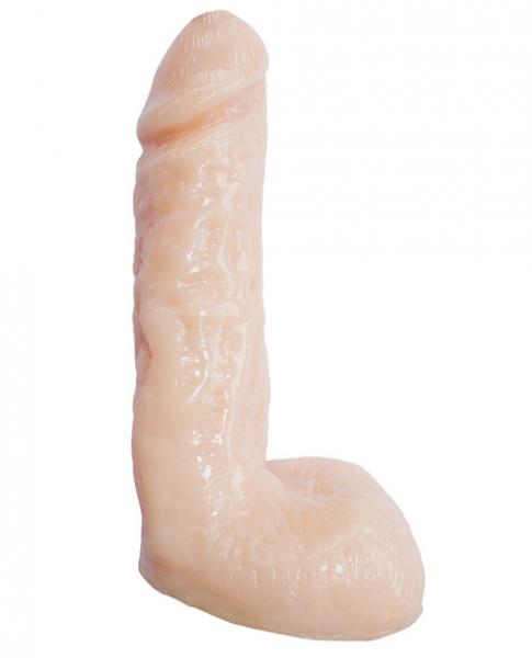 Natural Realskin Squirting Penis 03 7.5 Inches Dildo Beige