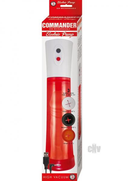 Commander Electric Pump Red