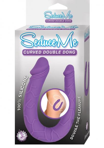 Seduce Me Curved Double Dong Purple