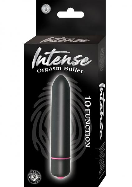 Intense Orgasm Bullet Vibrator Black