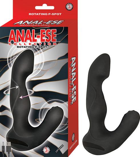 Anal Ese Rotating P Spot Vibe Black