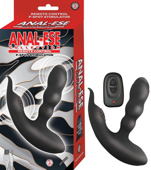 Anal Ese Remote Control P Spot Stimulator Black
