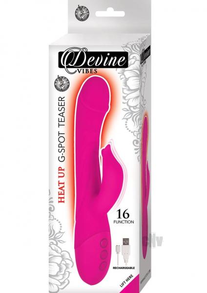 Devine Vibes Heat Up G Spot Teaser Pink Vibrator