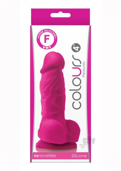 Colours Pleasures 4 Inches Dildo Pink