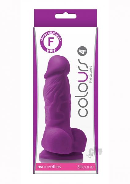 Colours Pleasures 4 Inches Dildo Purple
